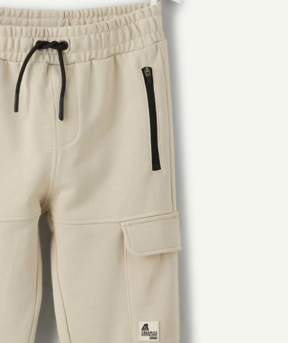 Jogging garçon beige