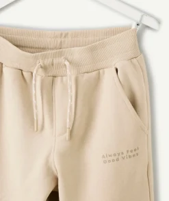 Jogging garçon beige