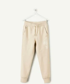 Jogging garçon beige imprimé