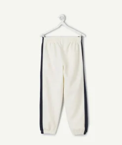 Jogging garçon blanc imprimé