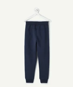Jogging garçon bleu colorblock