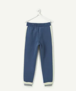 Jogging garçon bleu et blanc