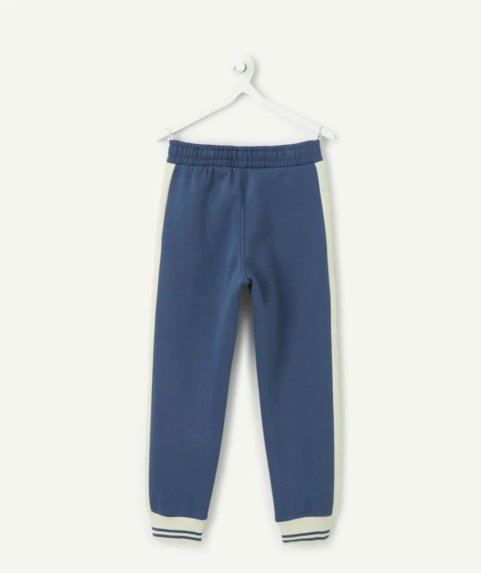 Jogging garçon bleu et blanc