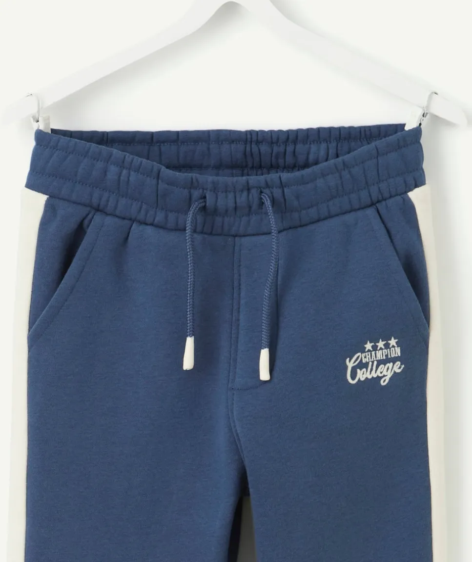 Jogging garçon bleu et blanc