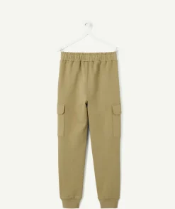 Jogging garçon cargo kaki