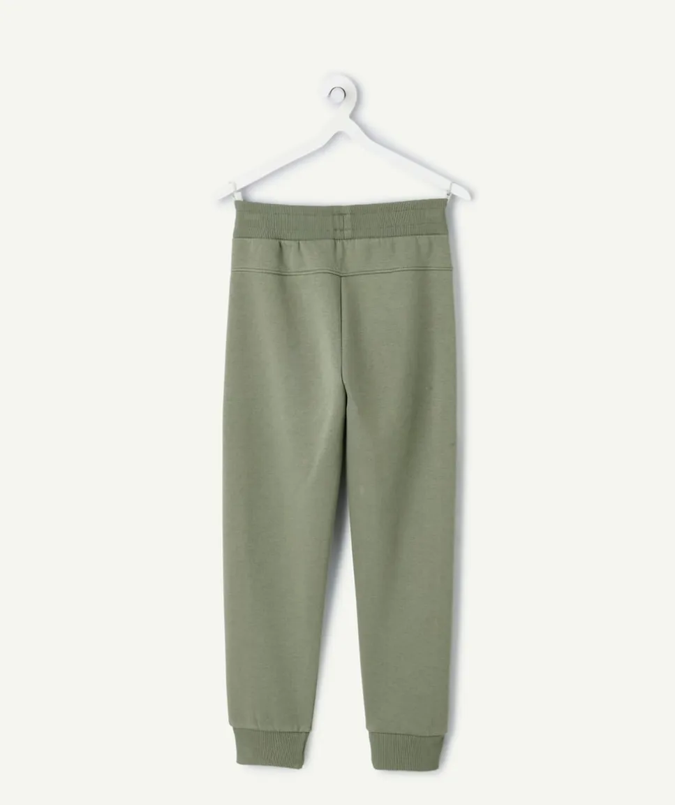 Jogging garçon vert colorblock