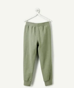 Jogging garçon vert imprimé