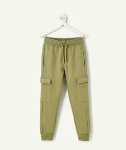 Jogging garçon vert olive