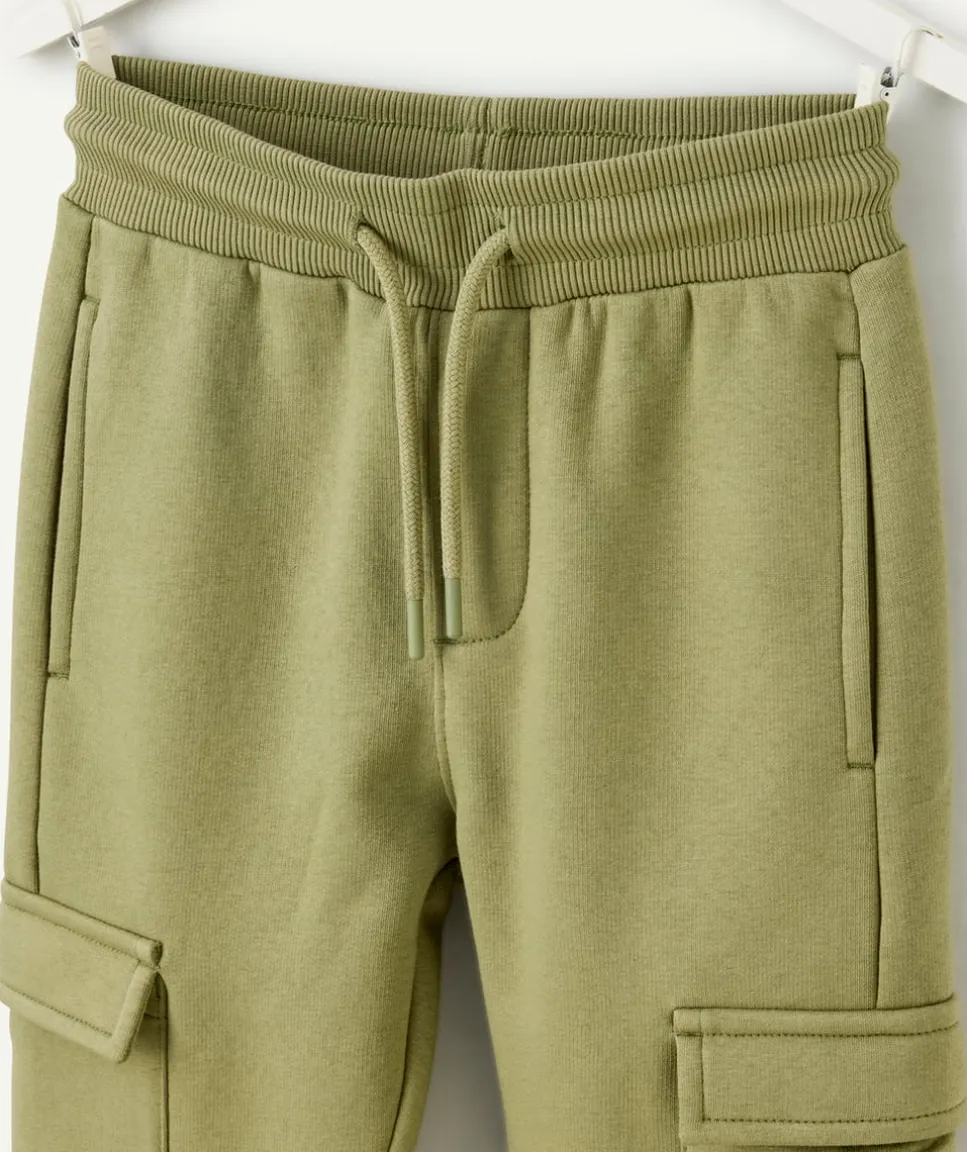 Jogging garçon vert olive