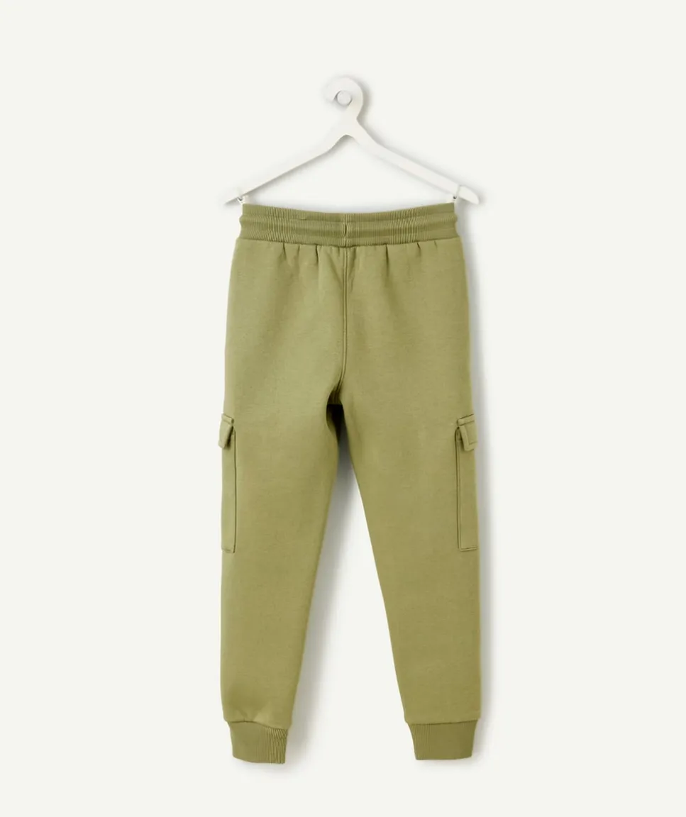 Jogging garçon vert olive