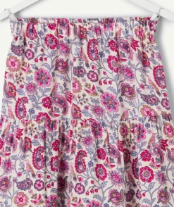 Jupe fille imprimé fleuri