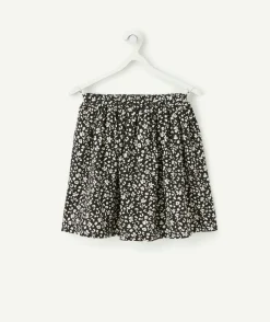 Jupe fille à imprimé floral