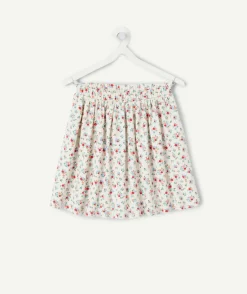 Jupe fille imprimé floral