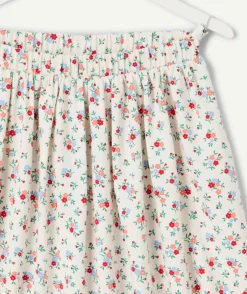 Jupe fille imprimé floral