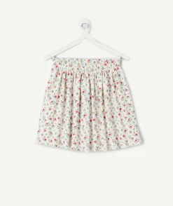 Jupe fille imprimé floral