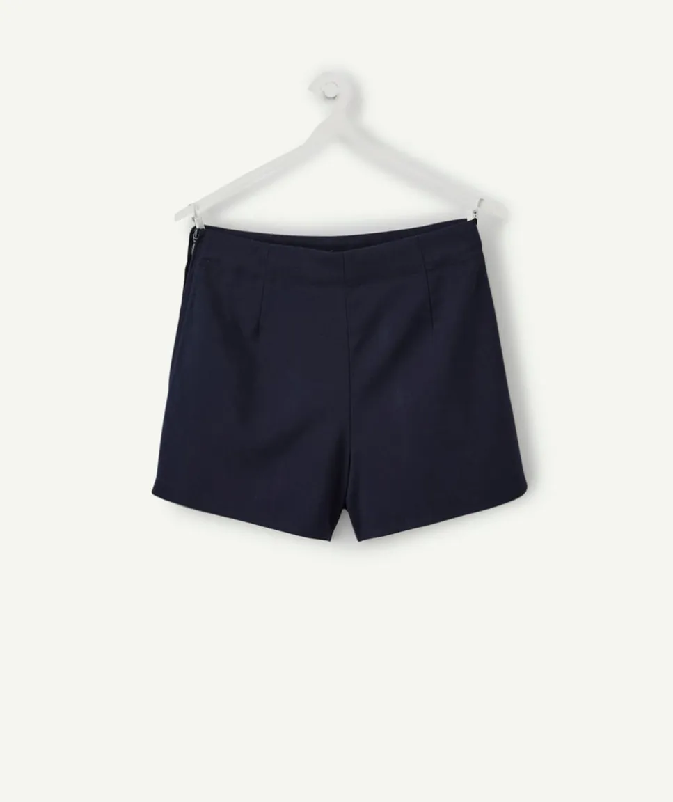 Jupe-short fille marine