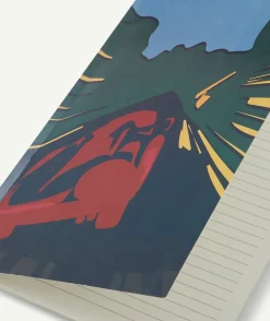 Le cahier multicolore à lignes