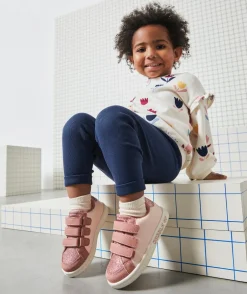 Legging bébé fille bleu marine coton