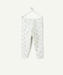 Legging bébé fille coton imprimé cœur