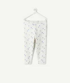 Legging bébé fille coton imprimé cœur