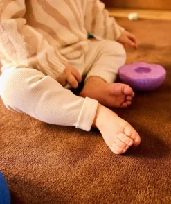 Legging bébé fille écru côtelé