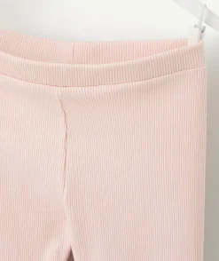 Legging bébé fille rose uni