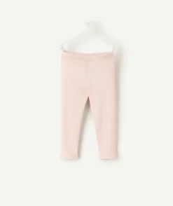 Legging bébé fille rose uni