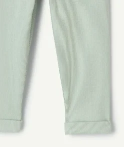 Legging bébé fille vert uni