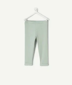 Legging bébé fille vert uni