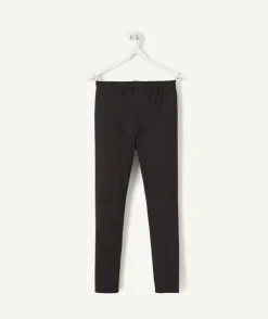 Legging fille en fibres recyclées noir