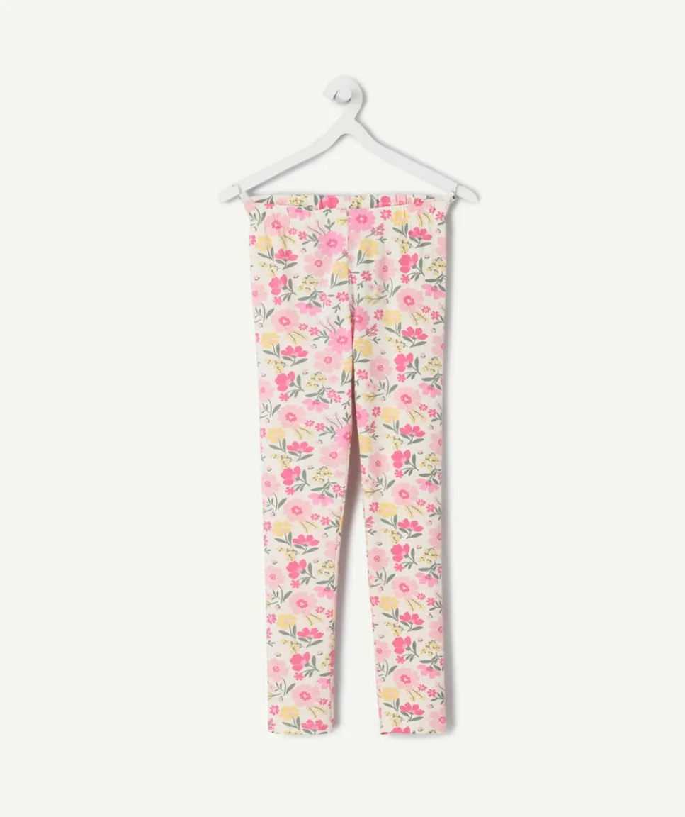 Legging fille imprimé floral