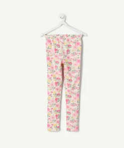 Legging fille imprimé floral