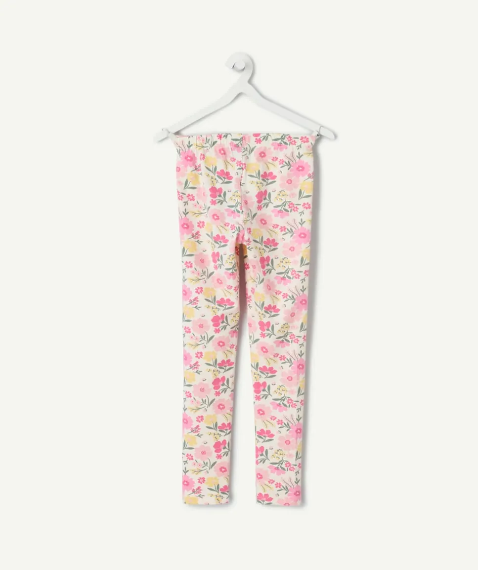 Legging fille imprimé floral