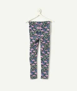 Legging fille imprimé floral