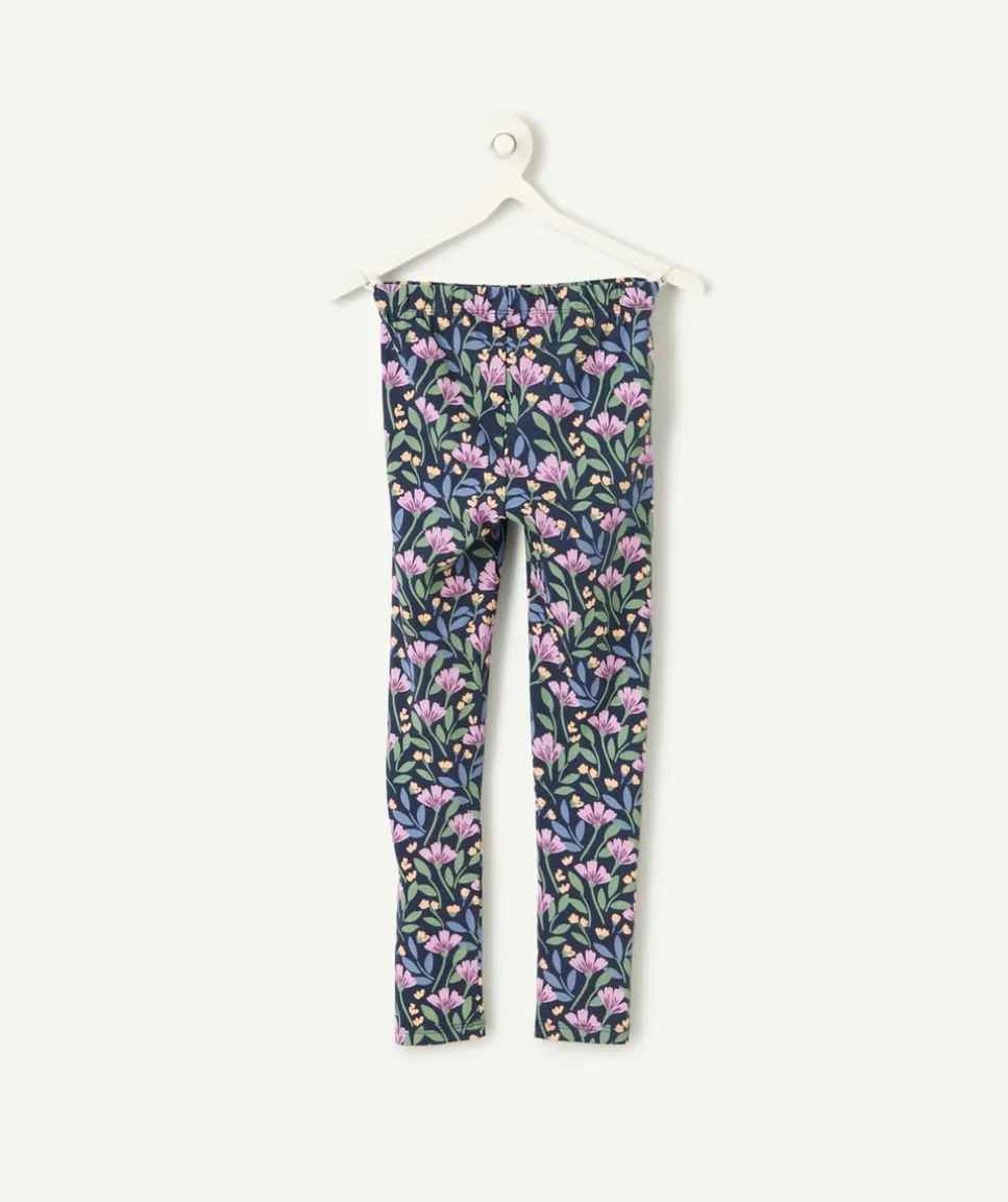 Legging fille imprimé floral