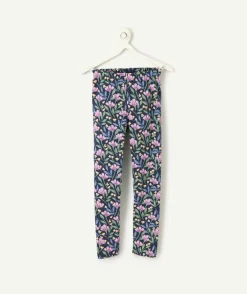 Legging fille imprimé floral