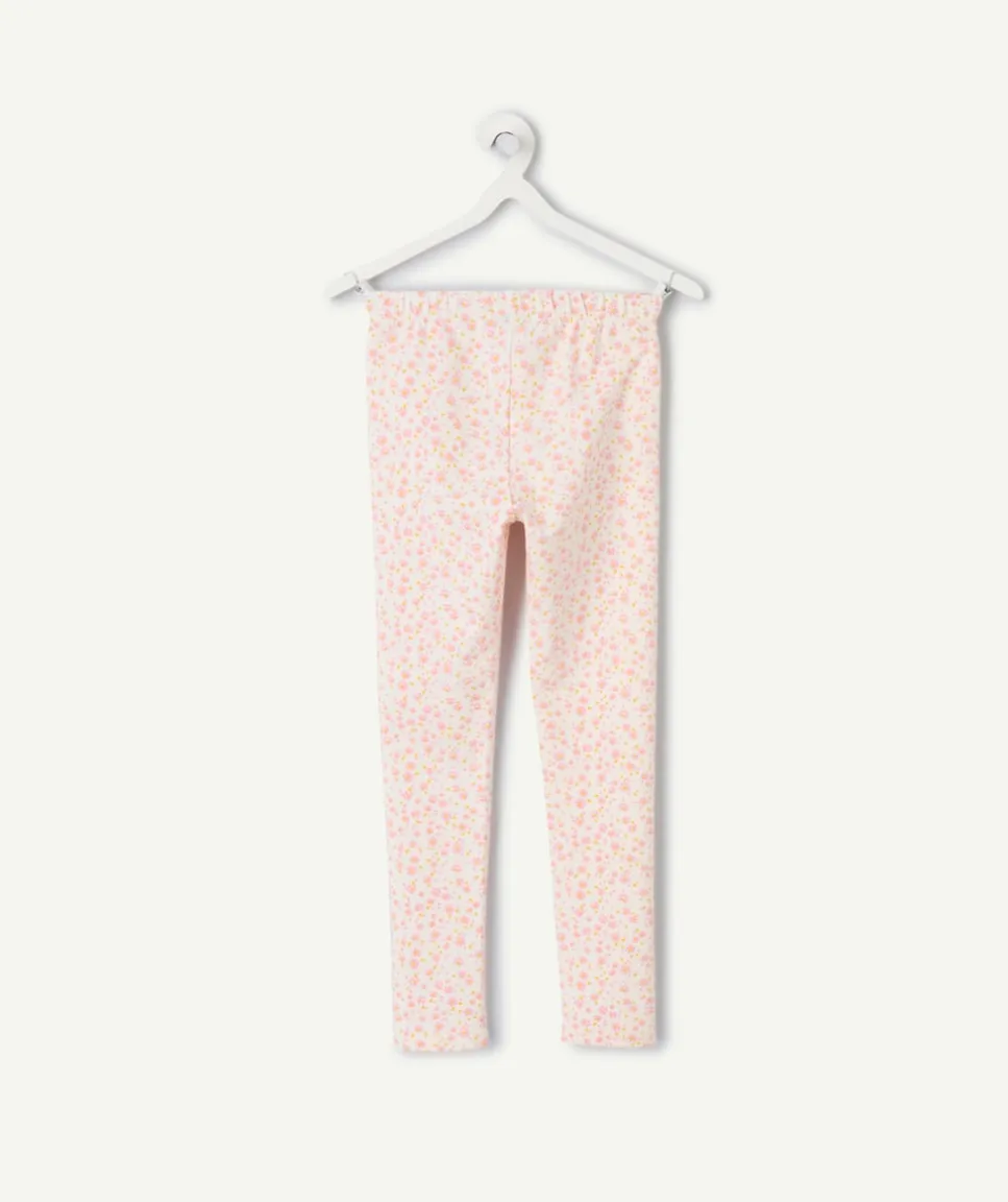Legging fille imprimé floral