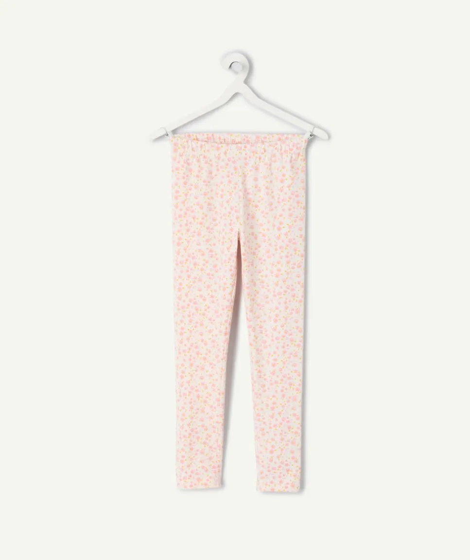 Legging fille imprimé floral