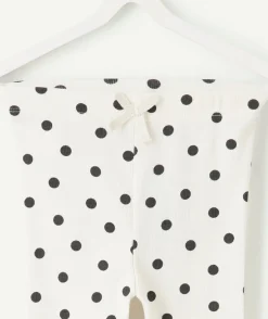 Legging fille imprimé pois