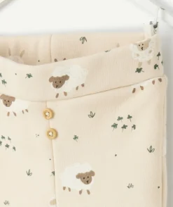 Legging naissance garçon imprimé moutons
