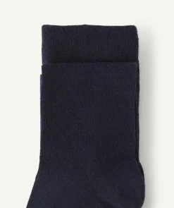 Les collants bleu marine