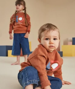Le sweat évolutif terracotta en coton pima