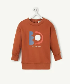 Le sweat évolutif terracotta en coton pima