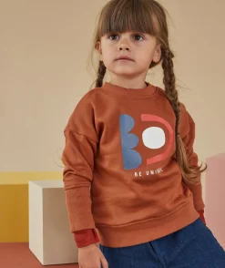 Le sweat évolutif terracotta en coton pima