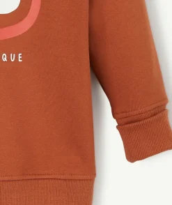 Le sweat évolutif terracotta en coton pima