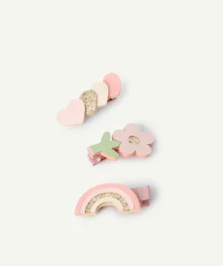 Lot barrettes fantaisie pastel fille