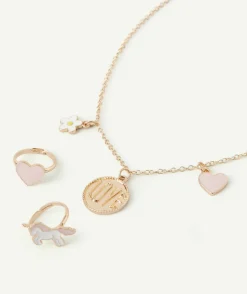 Lot bijoux fille couleur dorée