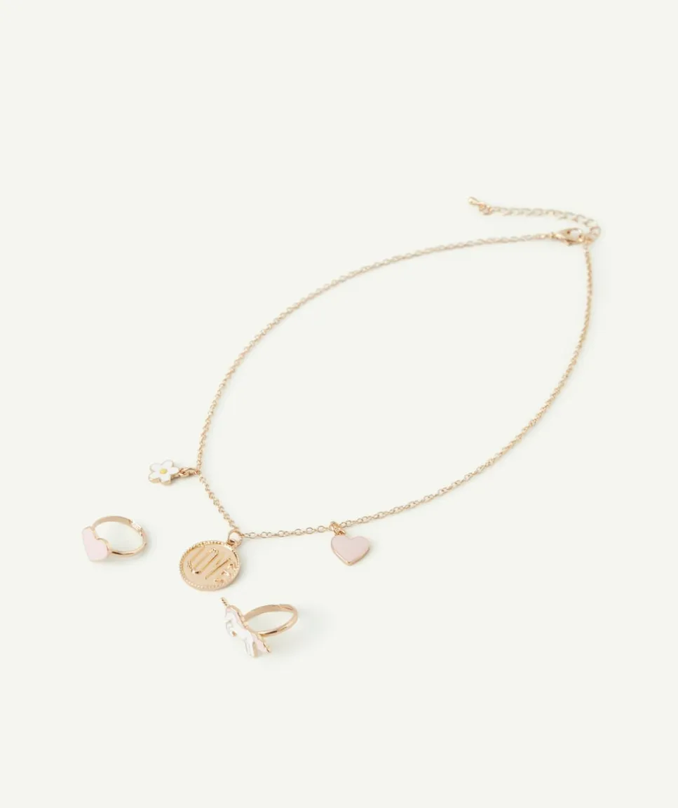 Lot bijoux fille couleur dorée