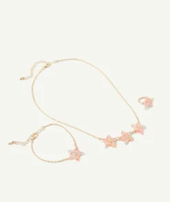 Lot bijoux fille étoiles multicolores