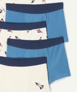 Lot boxers garçon fuselé fusée